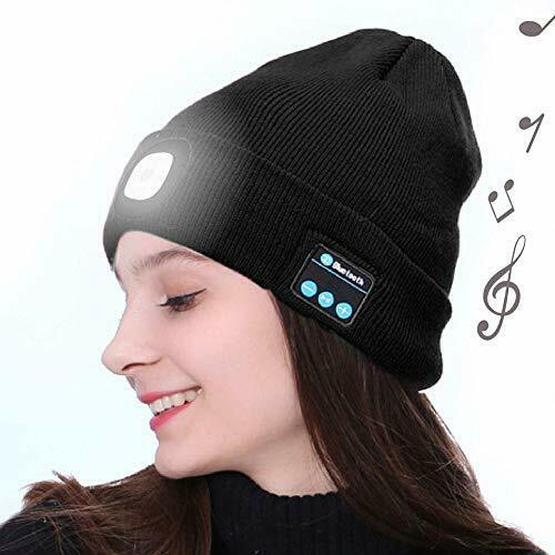 Wireless Bluetooth LED Hat with Music Speakers Light