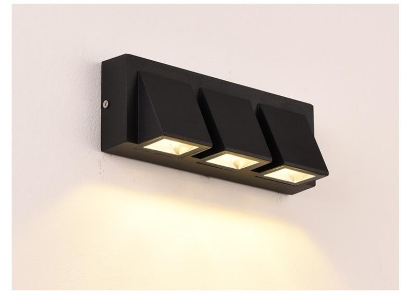 LED wall lamp modern IP65 waterproof bracket light indoor and outdoor